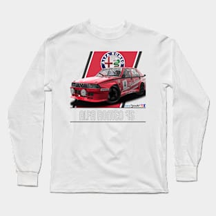 Alfa Romeo 75 Team Alfa C Long Sleeve T-Shirt